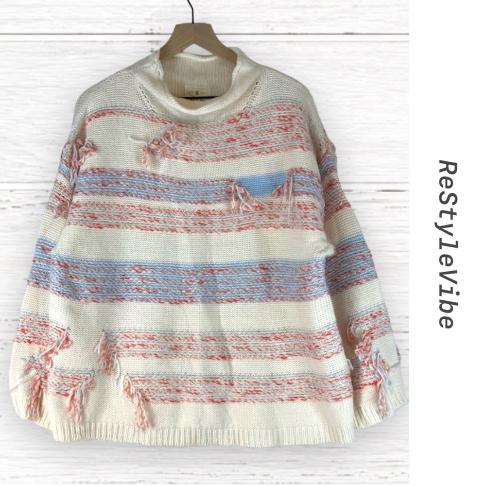 LOU & GREY Women’s Size XL Sweater Cowl Turtle Neck Wool Alpaca Linen Cotton NWT